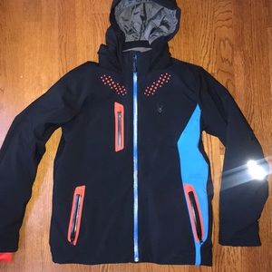 Boys Spyder Black Winter Coat